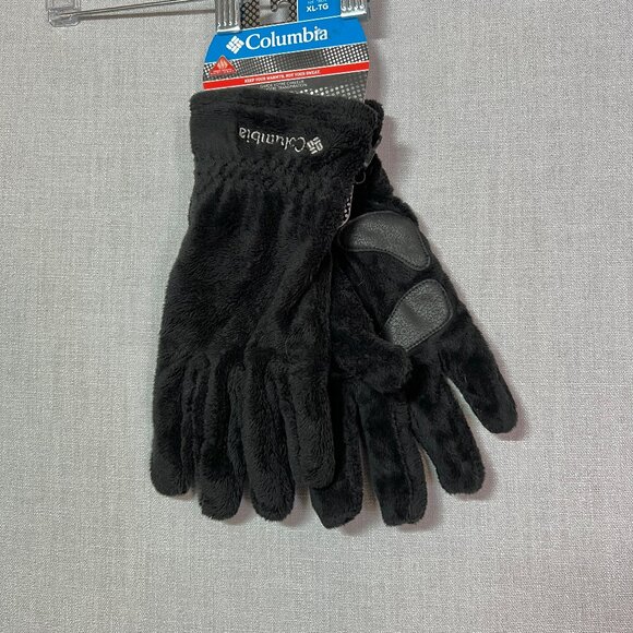NEW Columbia Women's Pearl Heat Plush Glove, Black, X-Large - Picture 1 of 3